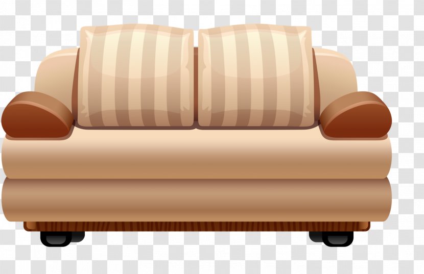 Furniture Couch Illustration Dollhouse Design - Idea - Beavis Sofa Transparent PNG