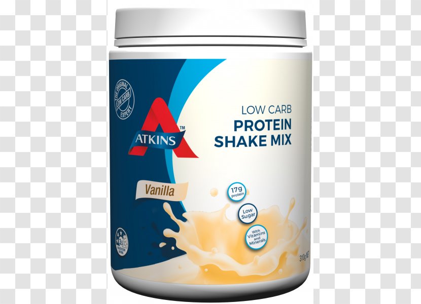 Milkshake Smoothie Atkins Diet Low-carbohydrate High-protein - Flavor - Vanilla Transparent PNG