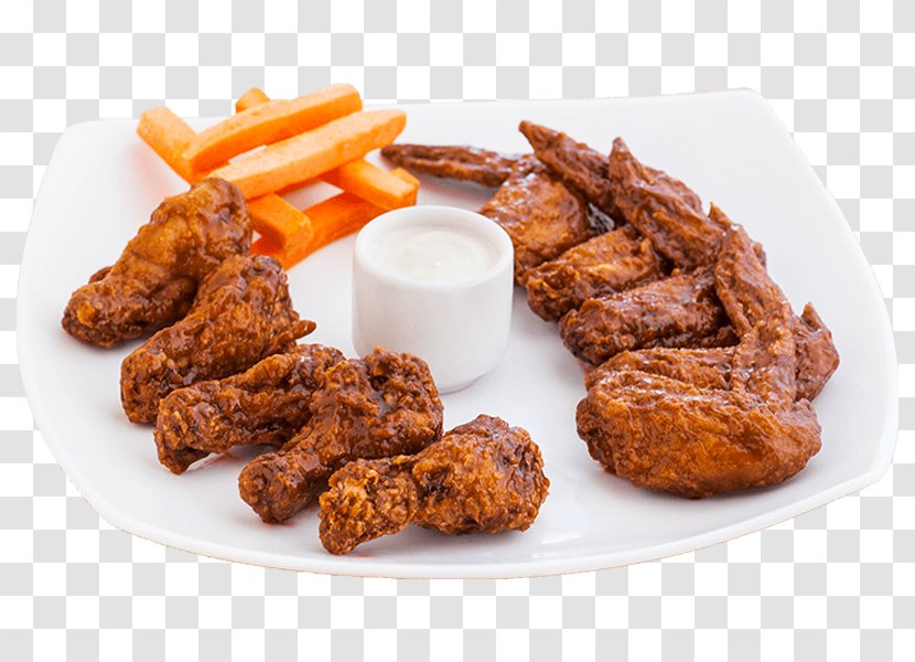 Crispy Fried Chicken Buffalo Wing Nugget Fingers - Animal Source Foods Transparent PNG