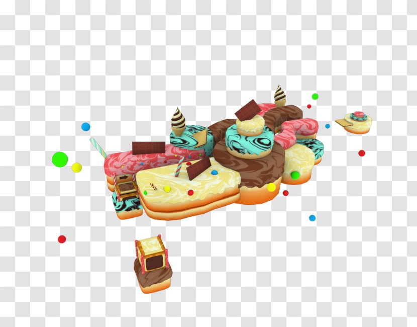 Birthday Cake Torte Toy Confectionery - Mario Galaxy Transparent PNG