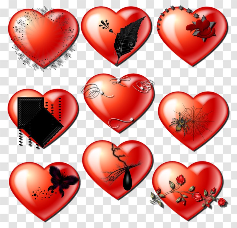 Heart Image GIF Diary - Flower - Silhouette Transparent PNG