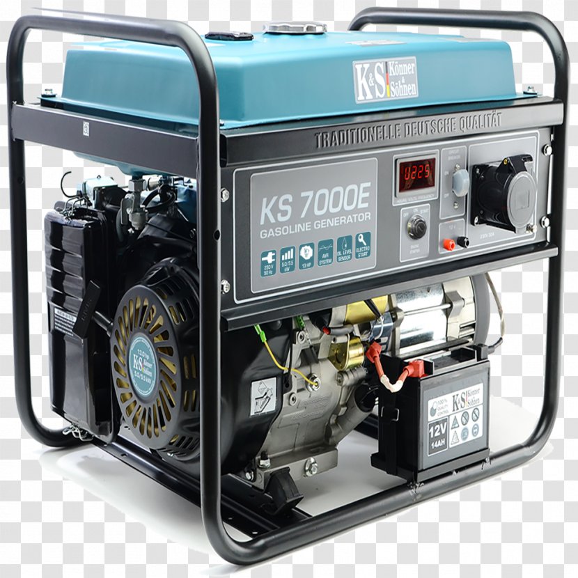 Engine-generator Electric Generator Power Gasoline Petrol Engine - Station - Fuel Transparent PNG