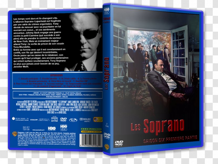 James Gandolfini The Sopranos Season 6 Television Show Advertising - Canvas - Dvd Transparent PNG