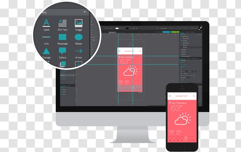 Website Wireframe Justinmind Prototype User Interface Design Transparent PNG