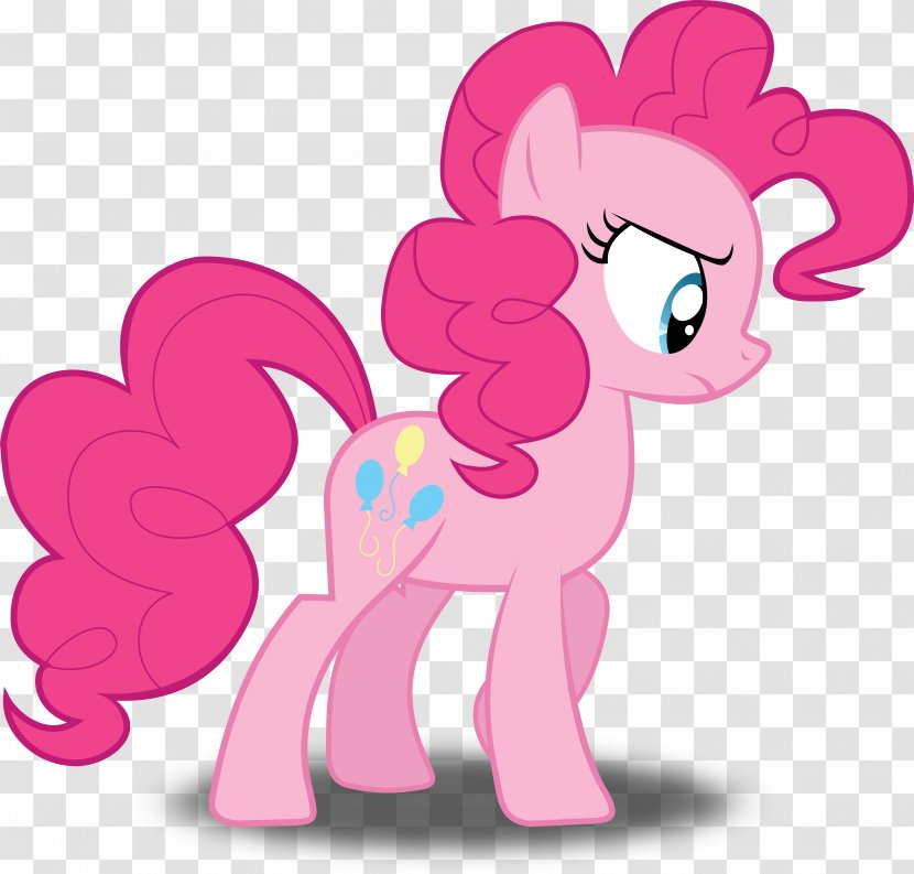 Pinkie Pie Rarity Twilight Sparkle Applejack Pony - Flower - Vector Transparent PNG