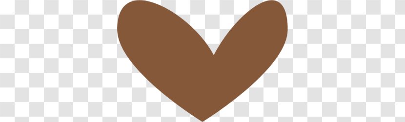 Heart Brown Angle Font - Modern Cliparts Transparent PNG