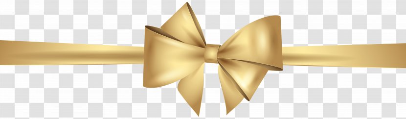 Gold Ribbon Clip Art - Bow And Arrow Transparent PNG