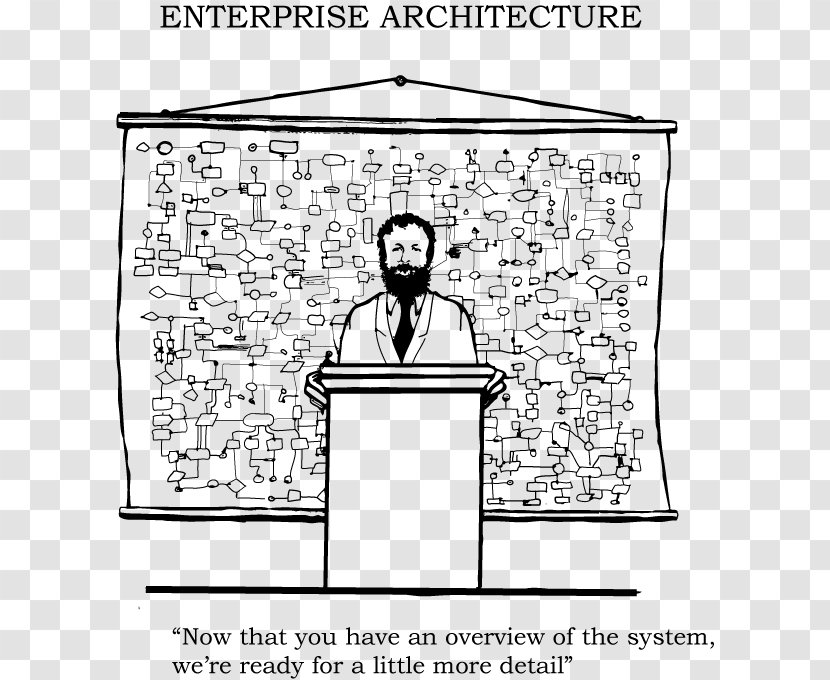 Enterprise Architecture Cartoon Software Transparent PNG