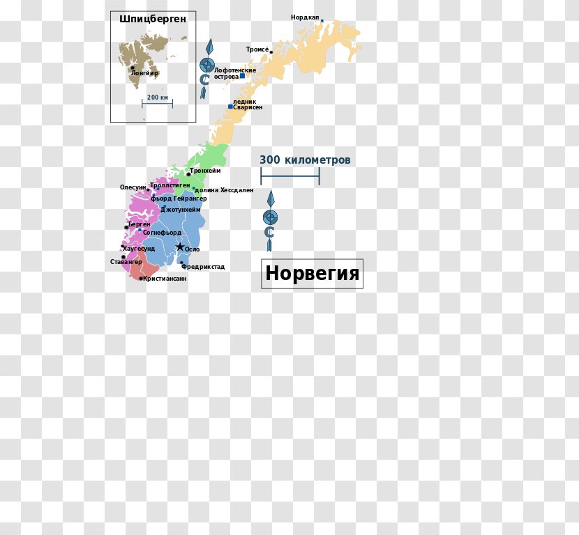 Regions Of Norway Diagram Line - Area Transparent PNG