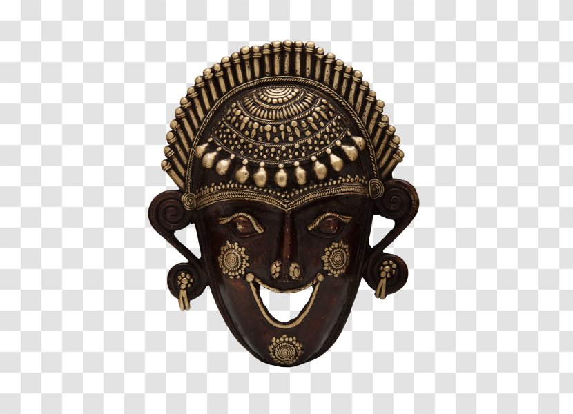 India Traditional African Masks Indus Valley Civilisation Dhokra - Brass Transparent PNG