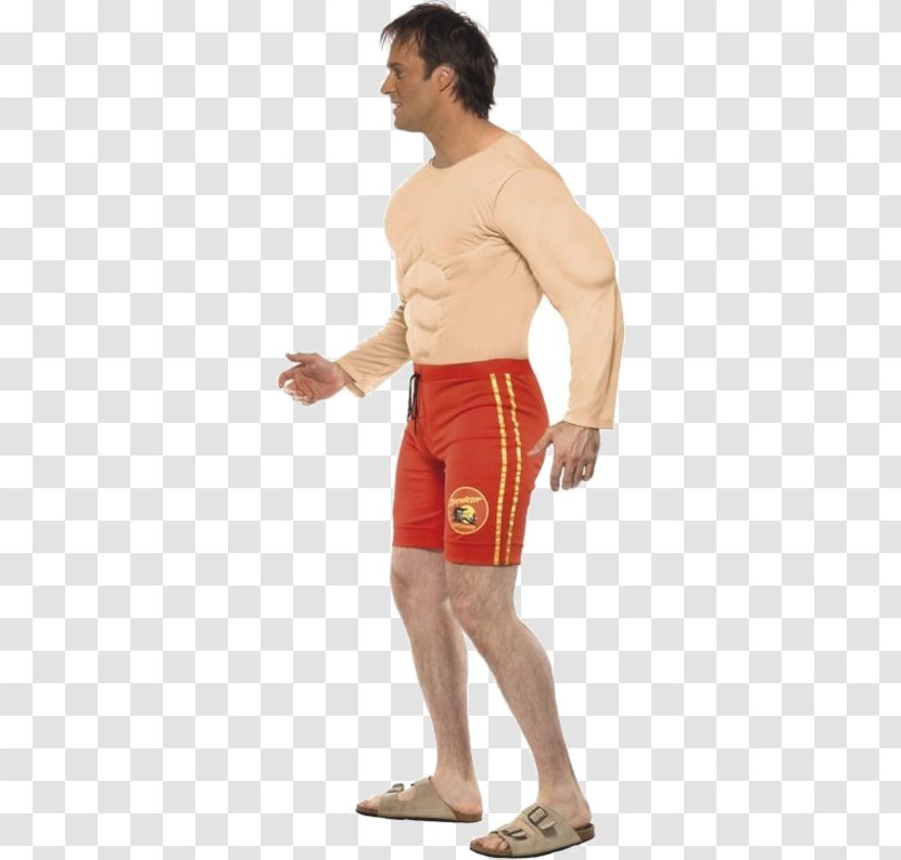 Baywatch Costume Party Lifeguard Red - Tree Transparent PNG