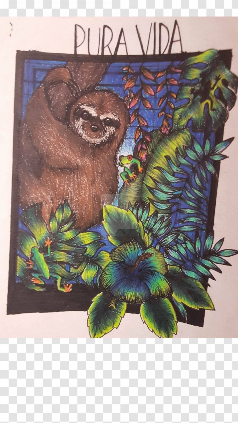 Fauna Organism Art Creativity - Sloth Tattoo Transparent PNG