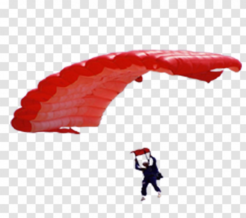 Parachuting Parachute Skydiver Transparent PNG