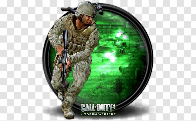 Infantry Soldier Army Military Camouflage Mercenary - Call Of Duty 4 Modern Warfare - MW Multiplayer New 3 Transparent PNG