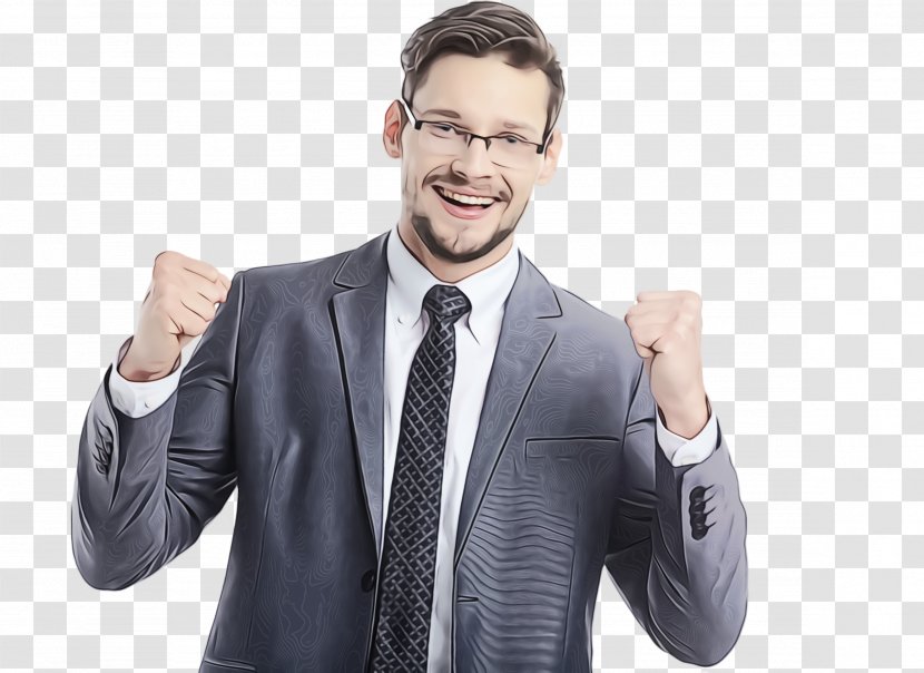 Finger Thumb Gesture Male Businessperson - Business Whitecollar Worker Transparent PNG