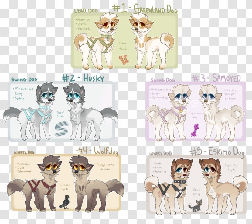Dog Breed Paper Cattle - Sled Transparent PNG