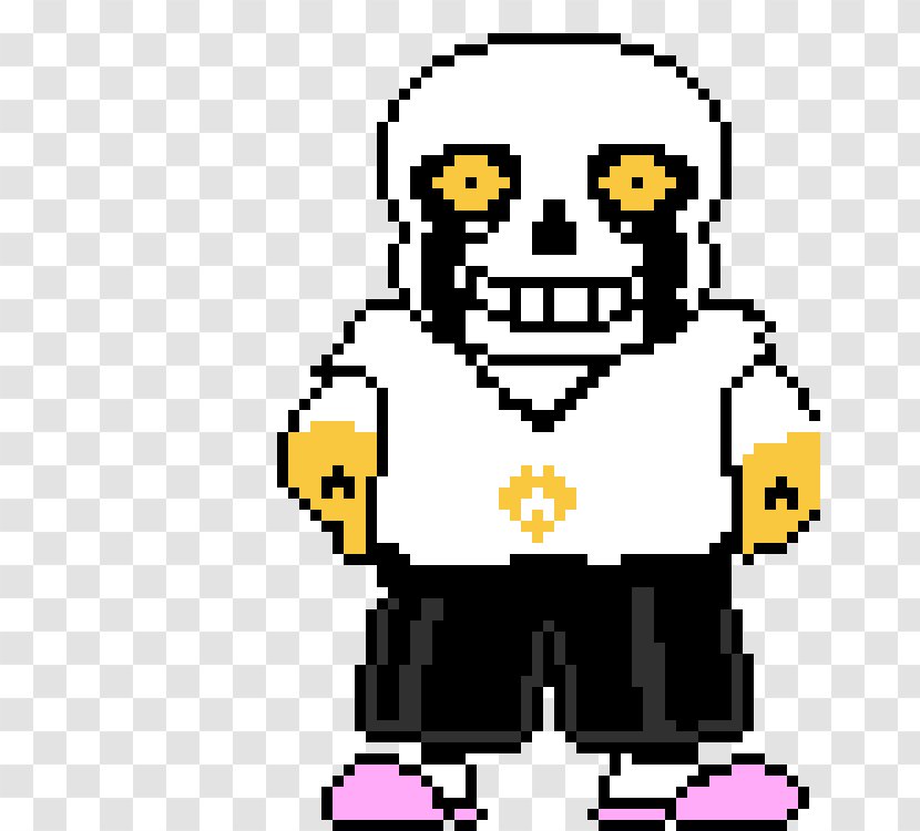 Undertale Sprite Pixel Art Sans Serif Comic Sans Papyrus Transparent Png