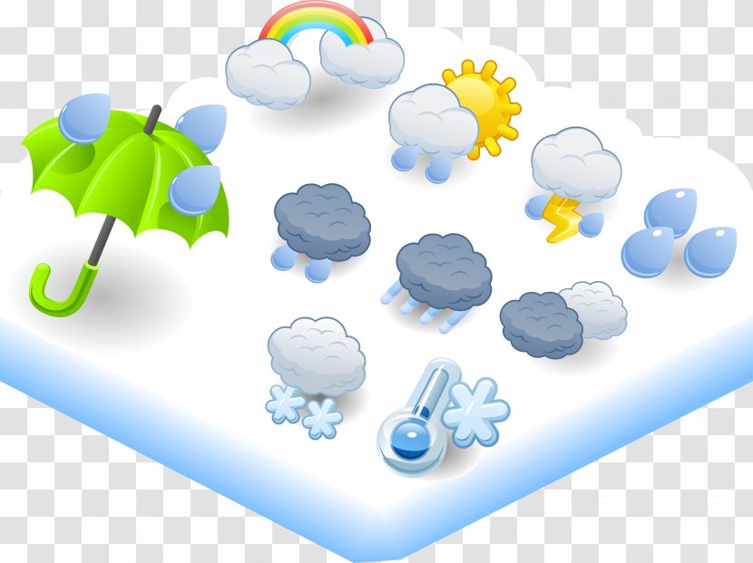 Weather Cartoon Icon - Patterns Transparent PNG