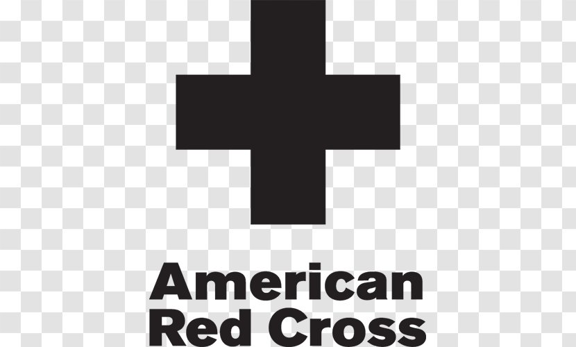 Logo American Red Cross Black White Brand - International And Crescent Movement Transparent PNG