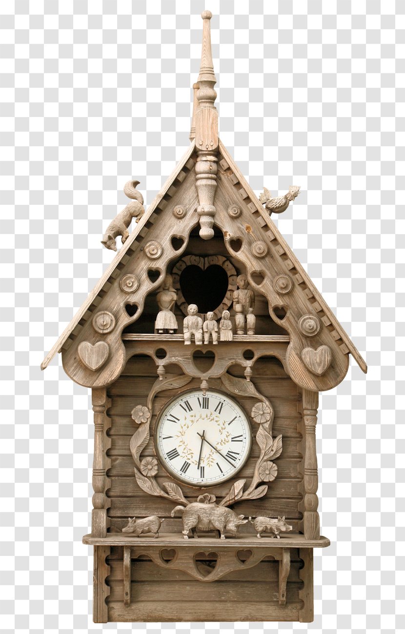 Prague Astronomical Clock Black Forest Cuckoo Mantel - Hour - Brown Pattern Creative Transparent PNG