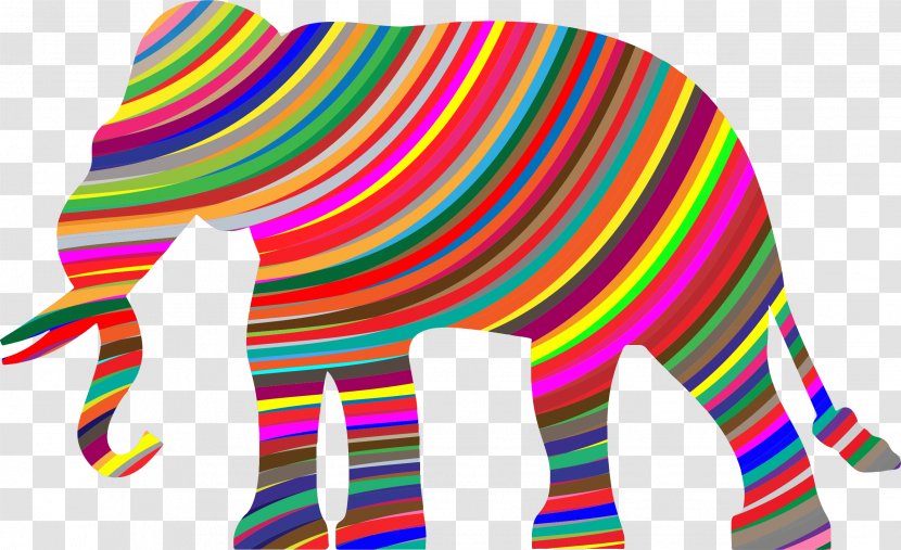 Elephant Clip Art - Tshirt - Waves Decorative Material Transparent PNG