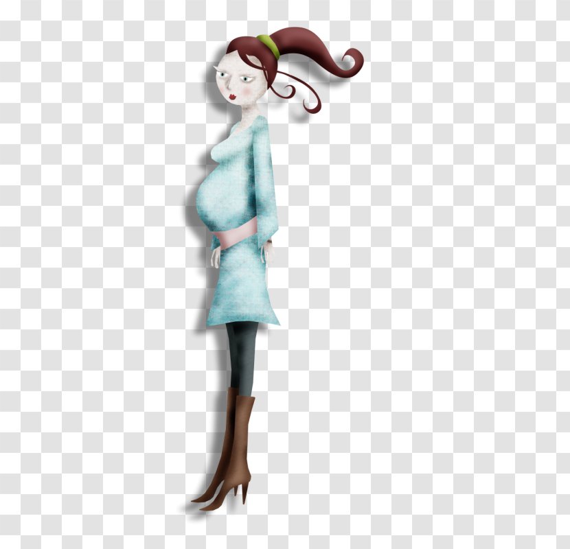 Illustration Figurine Animated Cartoon Character Fiction - Pregnant Transparent PNG
