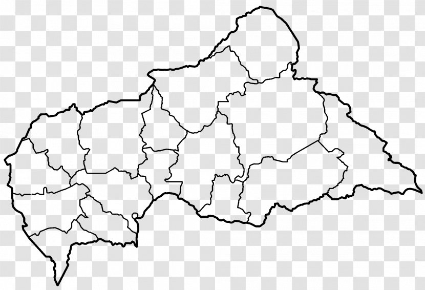 Central Africa Blank Map North Middle East Transparent PNG