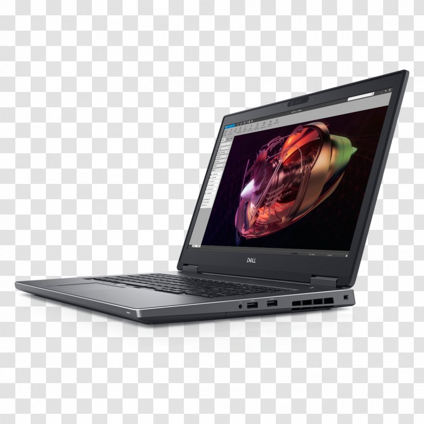 Dell Precision Laptop Intel Workstation - Electronic Device - Surfaces Transparent PNG
