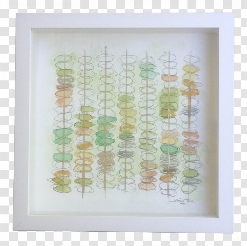 Picture Frames - Green - Watercolor Painting Transparent PNG
