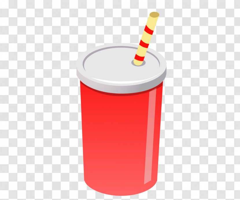 Juice Soft Drink Coffee Smoothie - Red Beverage Cup Transparent PNG