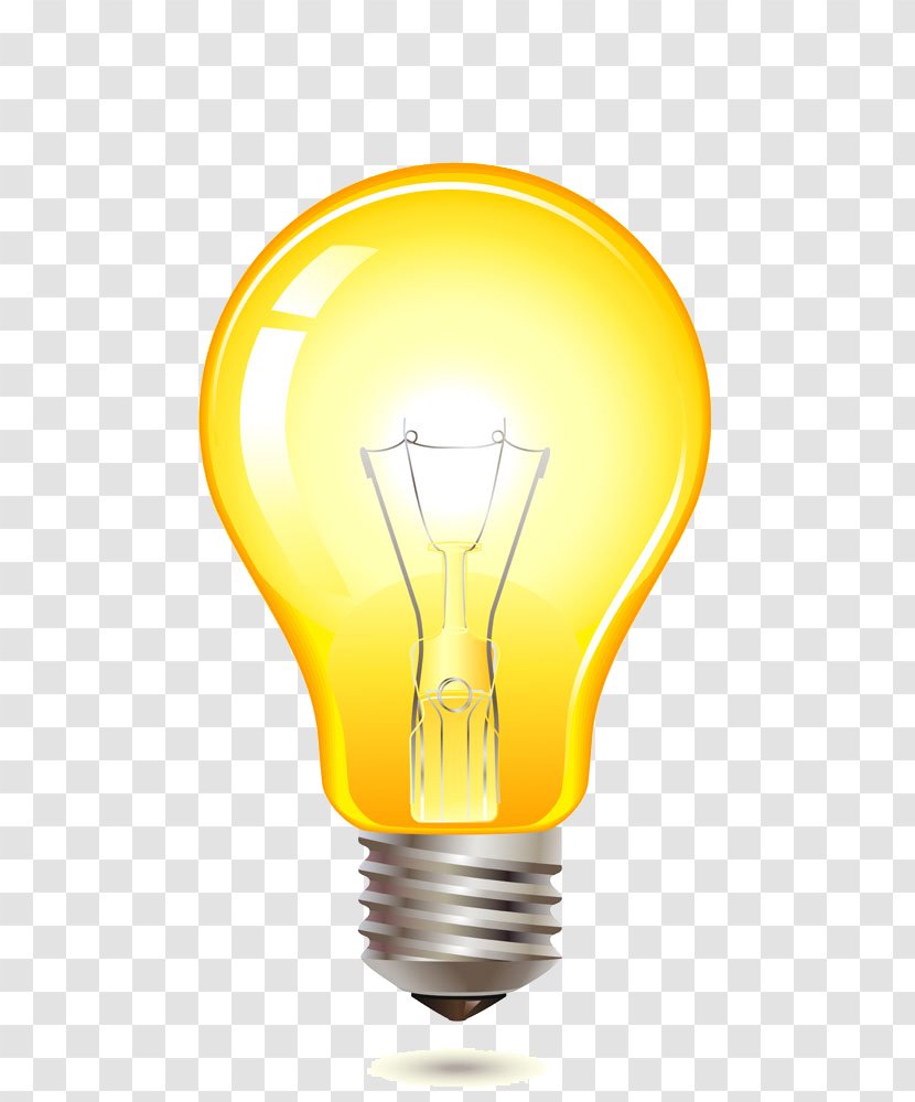 Incandescent Light Bulb Lighting Clip Art - Creative Transparent PNG