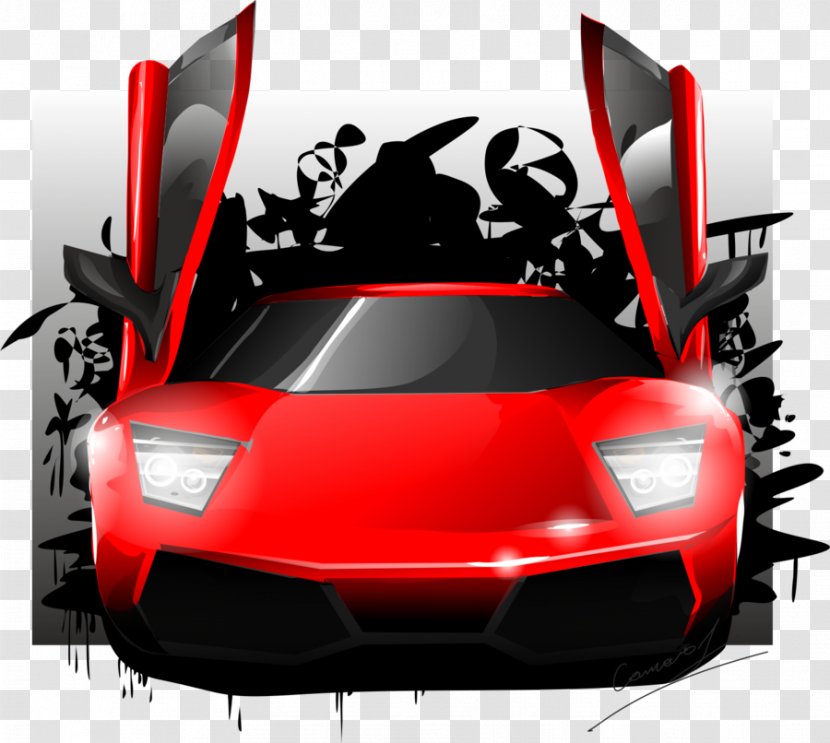 Lamborghini Aventador Reventón Car Automotive Design - Technology Transparent PNG