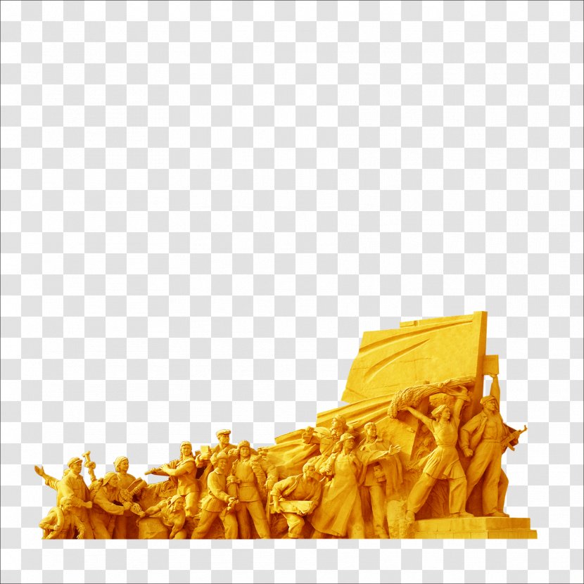 Anniversary Of The Founding Communist Party China Northern Expedition Nanchang Uprising Dxeda Del Ejxe9rcito - Yellow - Revolution Stone Transparent PNG