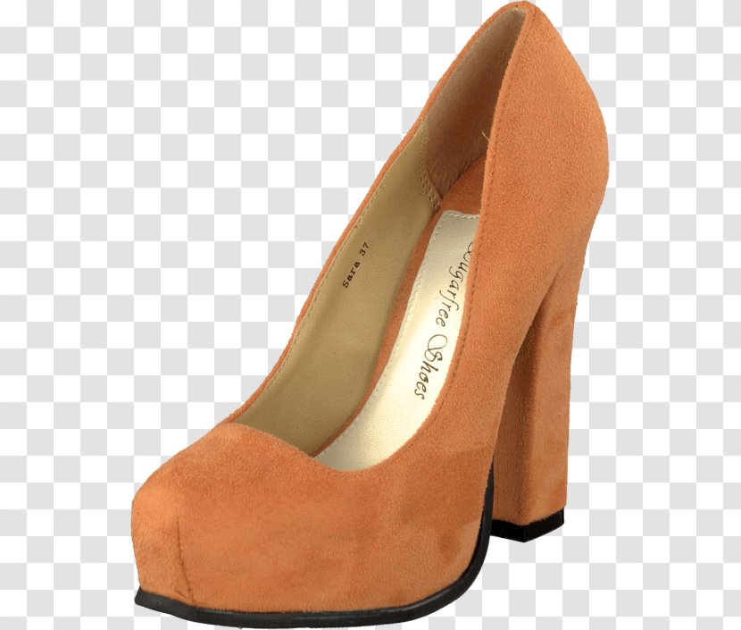 High-heeled Shoe Stiletto Heel Boot Orange - Peach Transparent PNG