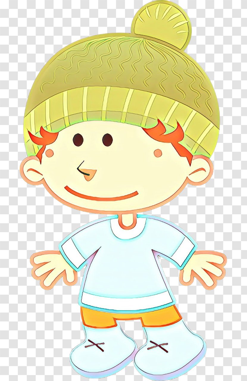 Cartoon Happy Child Headgear Smile - Pleased - Play Transparent PNG