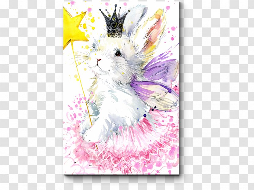 Rabbit Cotton Leporids Canvas - Kitten Transparent PNG