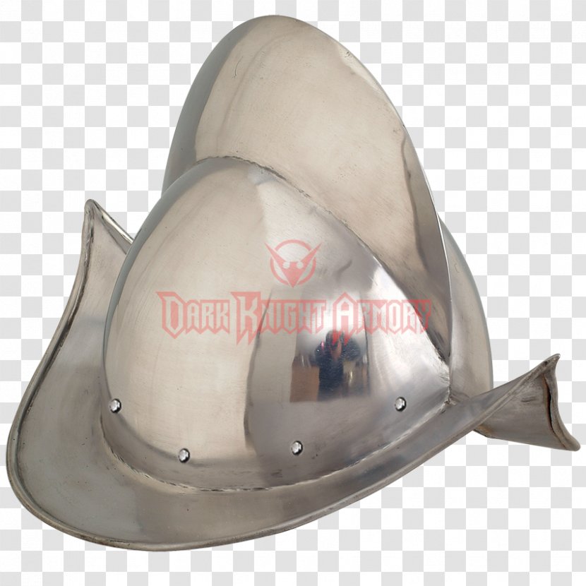 Helmet 16th Century Morion Middle Ages Conquistador - Armour Transparent PNG