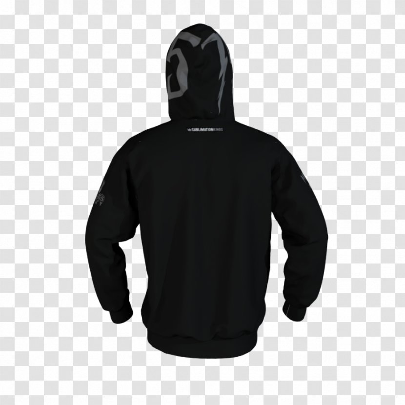 Hoodie T-shirt Polar Fleece Jacket - Black Transparent PNG