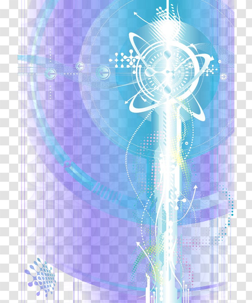 Light Graphic Design Blue - Luminous Efficacy - SCIENCE Effect Transparent PNG