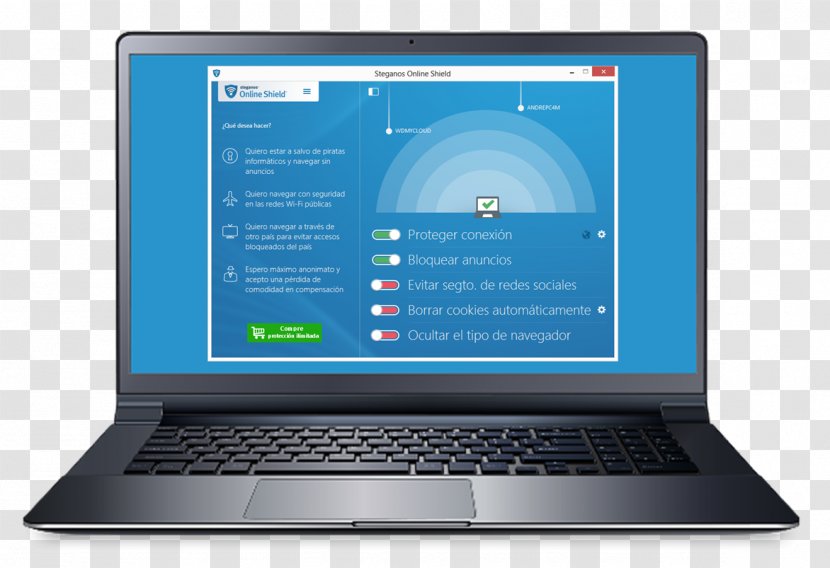 Netbook Virtual Private Network Laptop Computer Software Transparent PNG