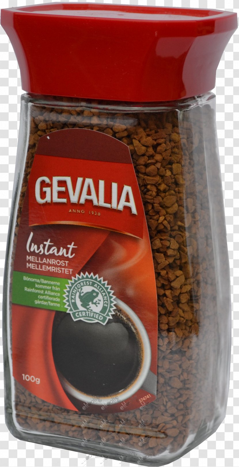 Instant Coffee Tea JAR - Gevalia - Jar Transparent PNG
