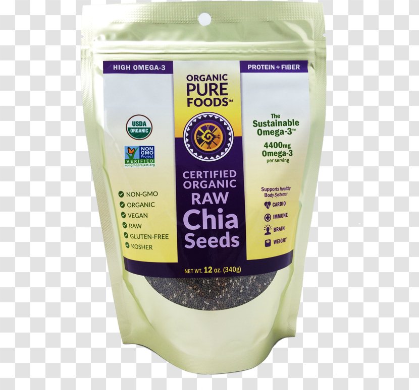 Organic Food Chia Seed Certification - Seeds Transparent PNG