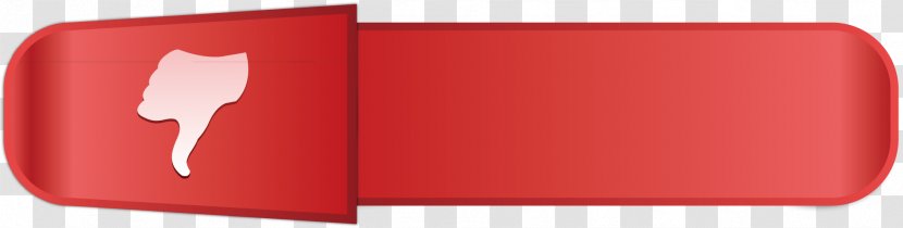 Red Rectangle - Click Button Transparent PNG