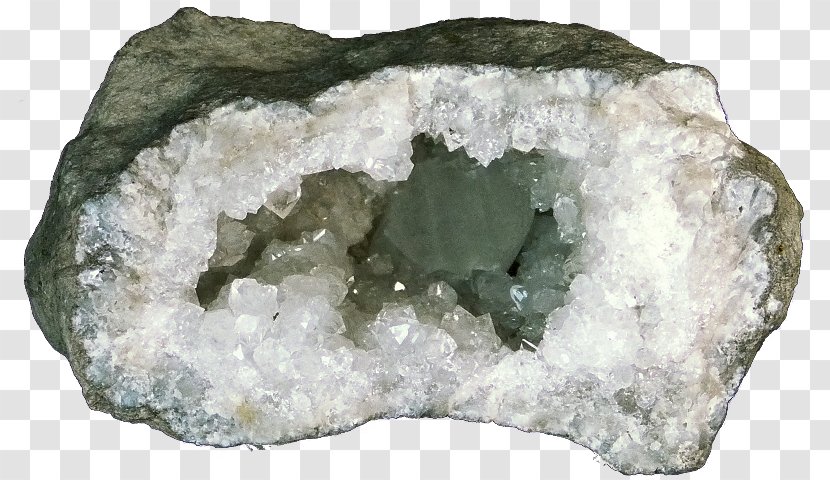 Crystal Keokuk Quartz Geode Sales - Calcite Transparent PNG
