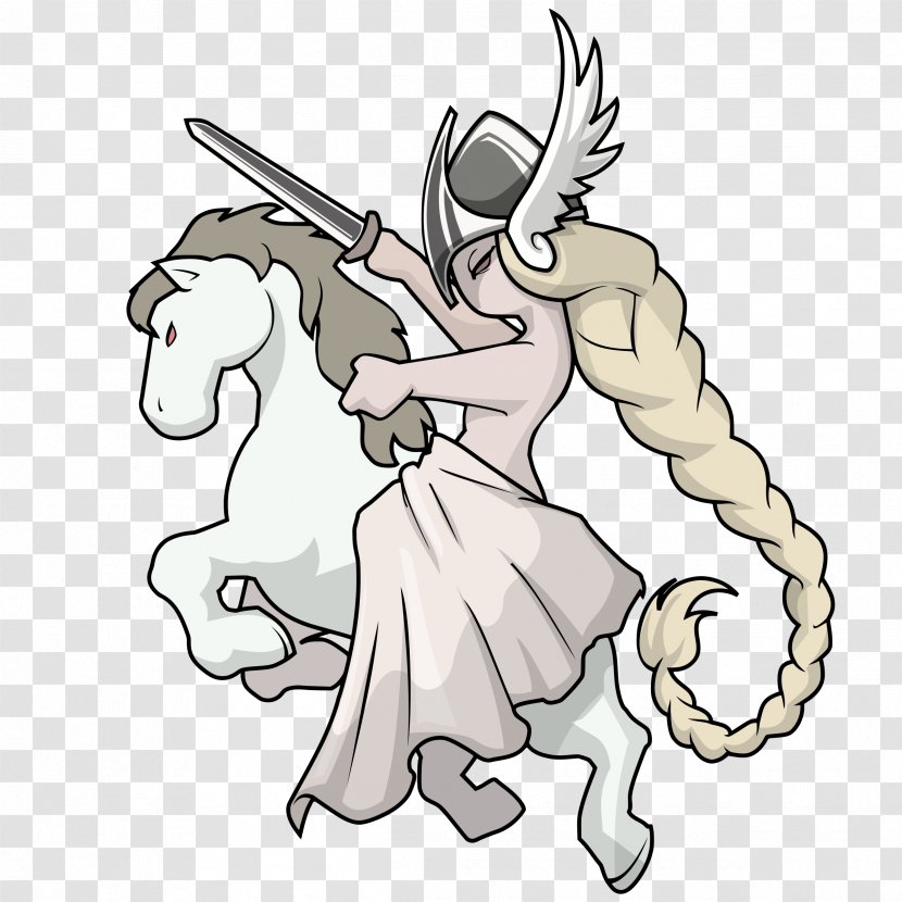 Valkyrie Drawing Odin Clip Art - Joint Transparent PNG