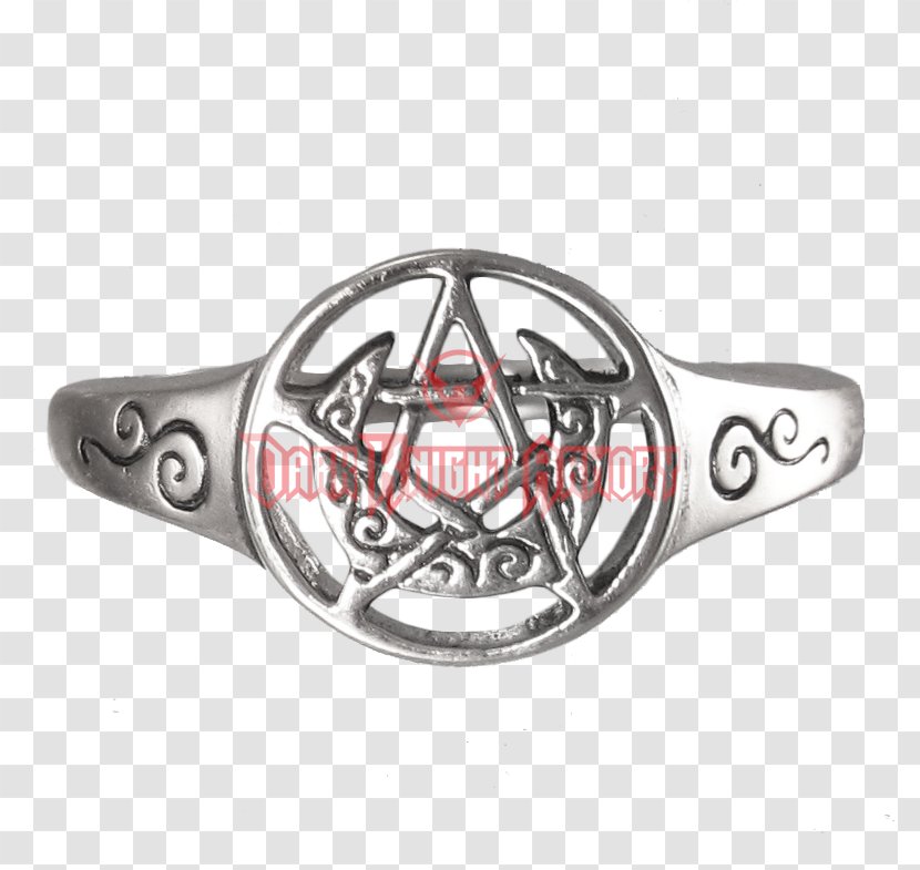 Pentacle Ring Wicca Pentagram Silver - Copper Transparent PNG