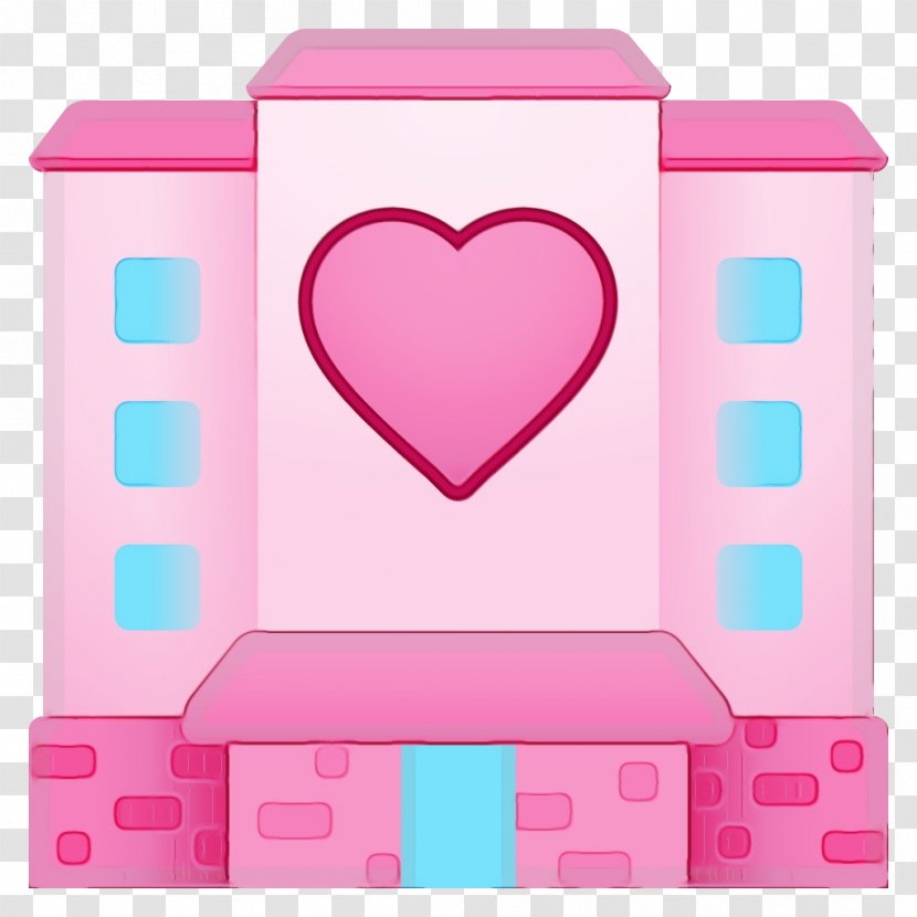 Background Heart Emoji - Rectangle Furniture Transparent PNG