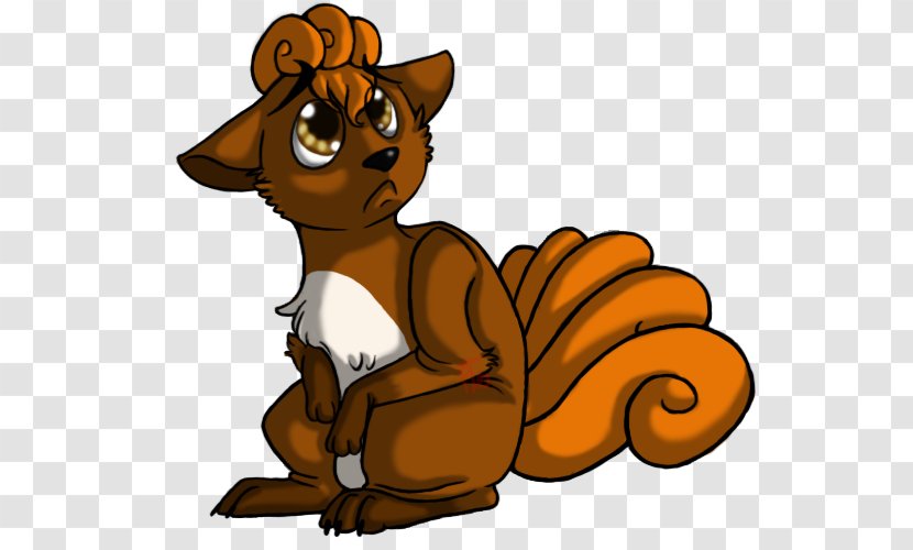 Vulpix Sadness Whiskers Pokémon Red Fox - Organism - Sad Puppy Transparent PNG