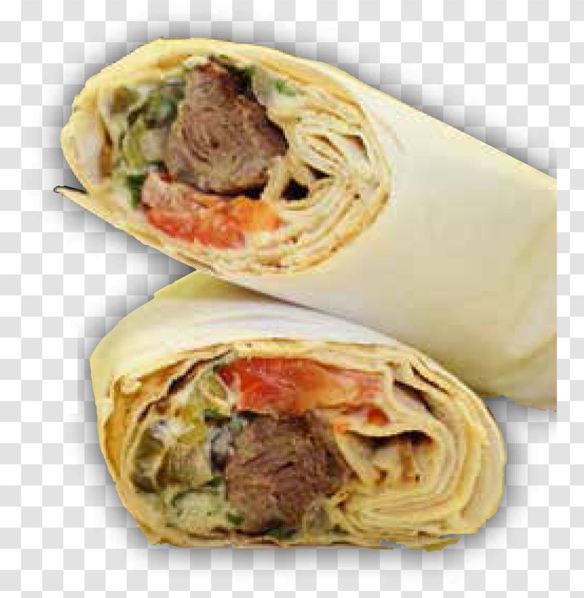 Shawarma Lebanese Cuisine Pita Markook Burrito - Vegetarian Food - Lavash Sandwich Wraps Transparent PNG