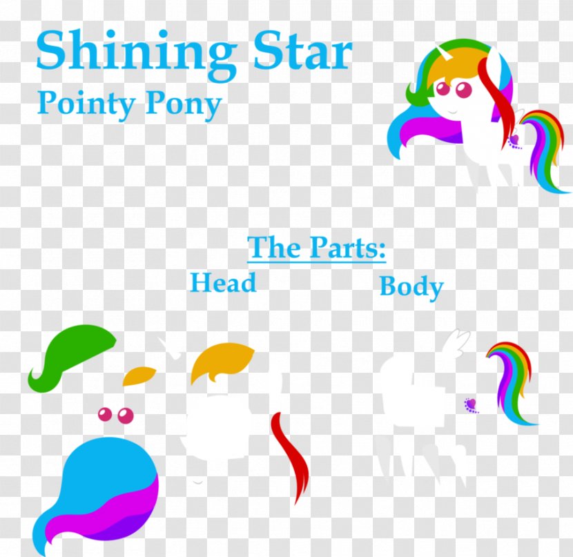 Pony Fan Art Graphic Design - Silhouette - Shining Star Transparent PNG